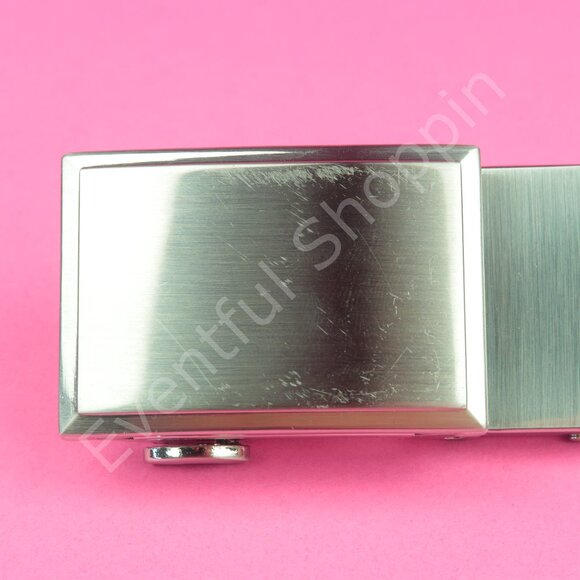 Neubelt Ratchet Belt Mens 38 Gray Precut Vegan Leather - Picture 4 of 9